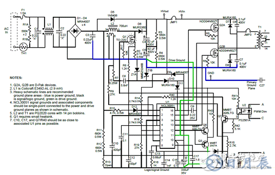 On Semi公司推出了LED驅(qū)動(dòng)器評估板NCL30051電路解決方案