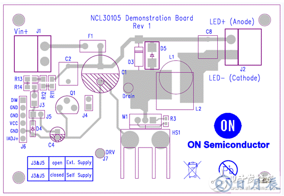 On Semi公司推出了LED驅(qū)動(dòng)器評估板NCL30051電路解決方案