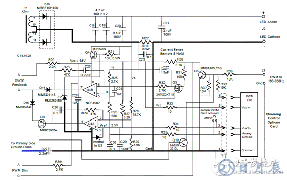 On Semi公司推出了LED驅(qū)動(dòng)器評估板NCL30051電路解決方案